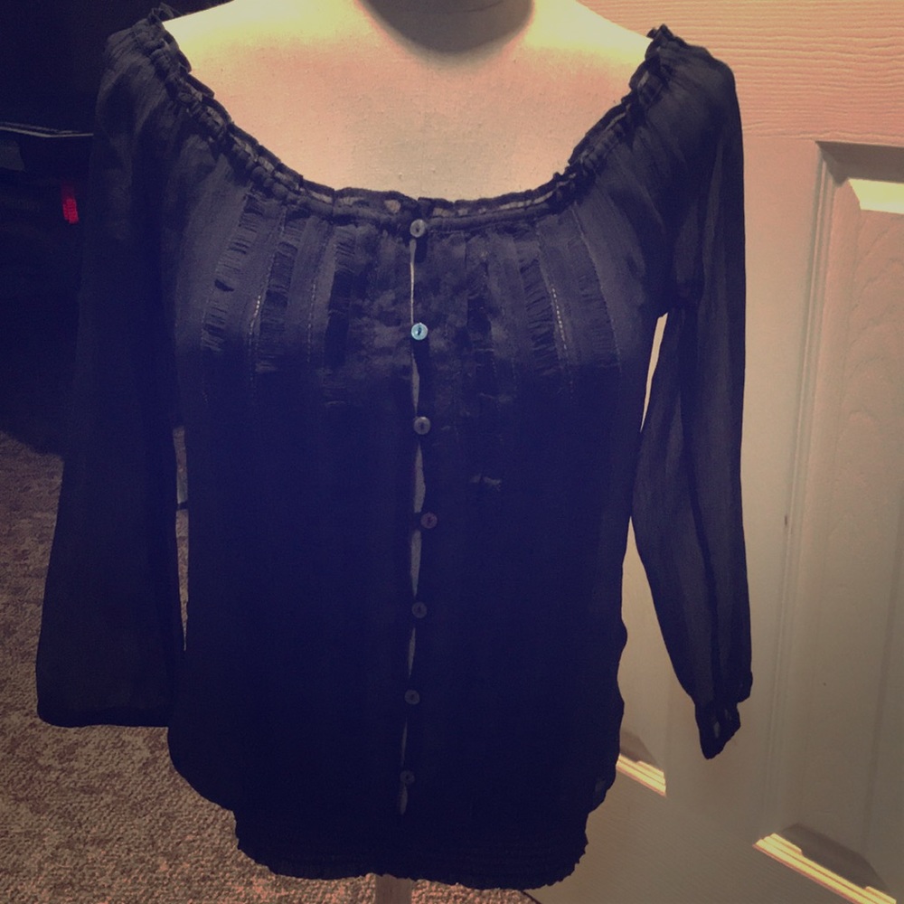 Abercrombie and Fitch sheer top